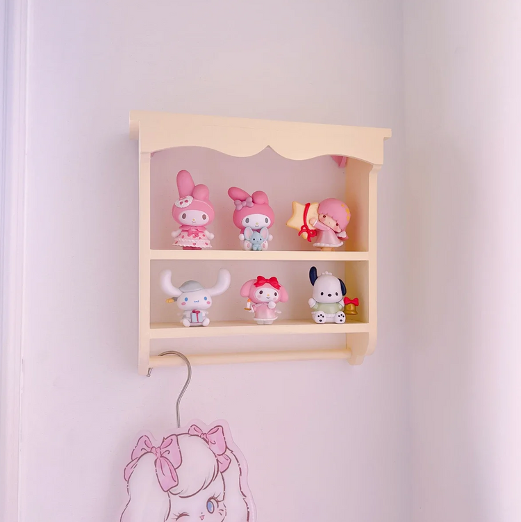 Pastel Wall Mounted Shelves