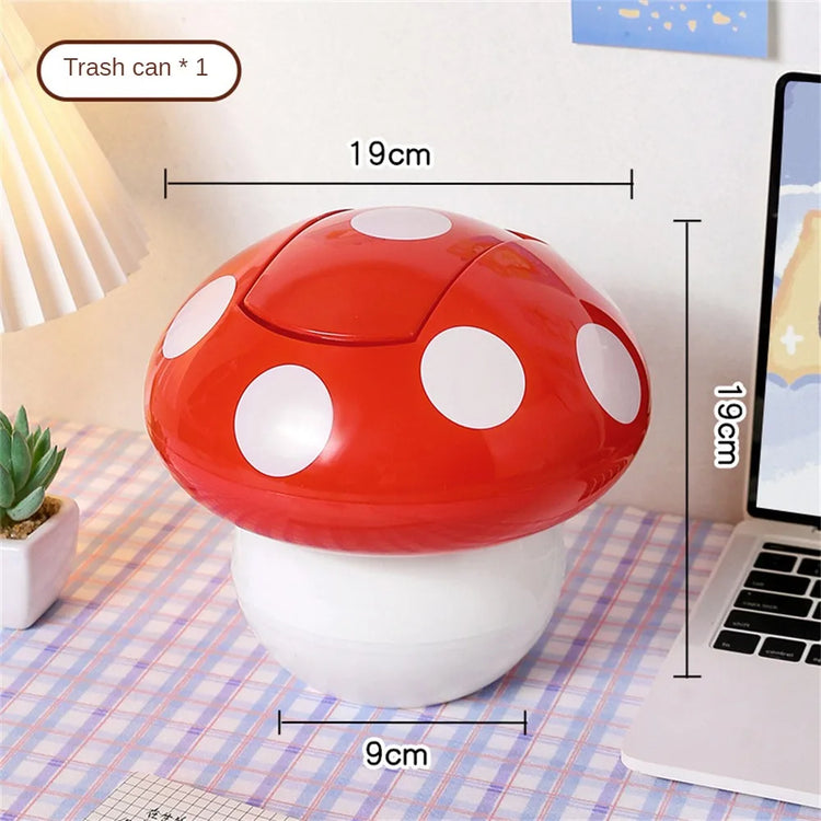 Mushroom Mini Trash Can