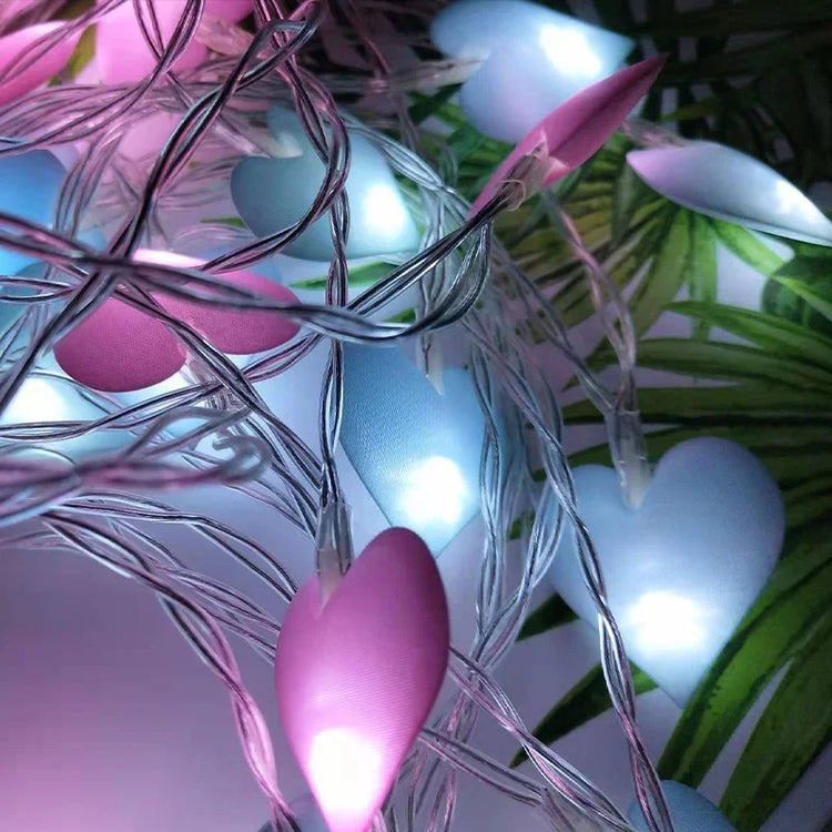 Ethereal Heart String Fairy Lights