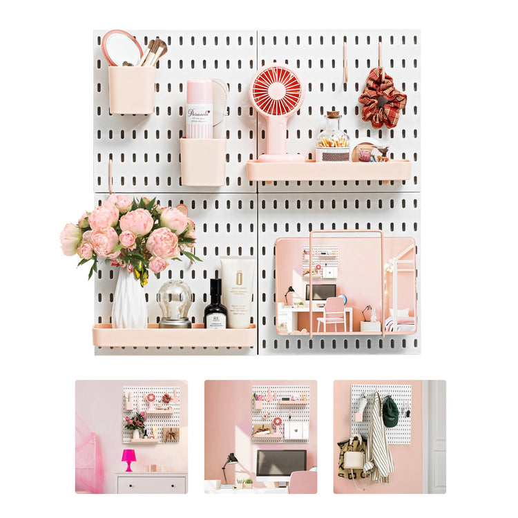 Aesthetic Wall Pegboard Organizer Set
