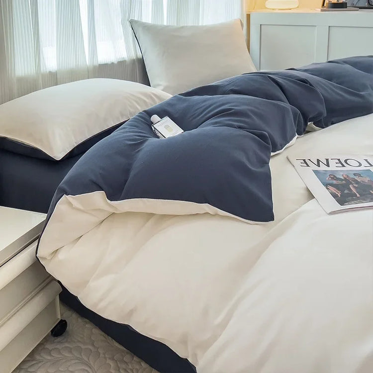 Minimalist Solid Color Bedding Set