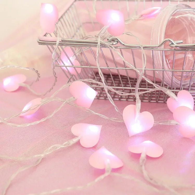 Ethereal Heart String Fairy Lights