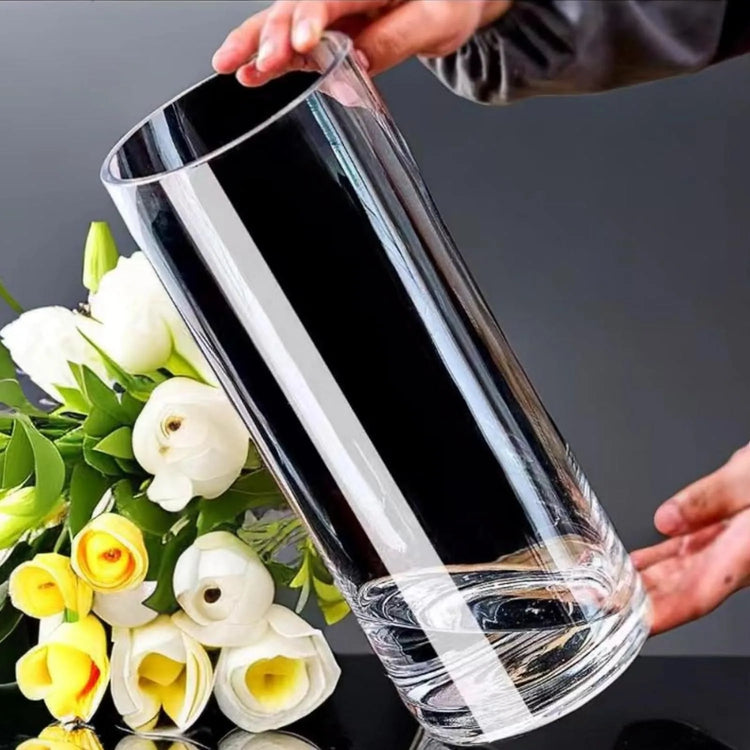 Clear Cylinder Flower Vase