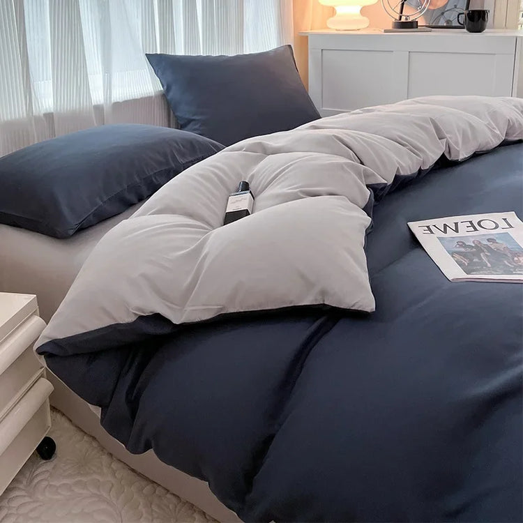 Minimalist Solid Color Bedding Set
