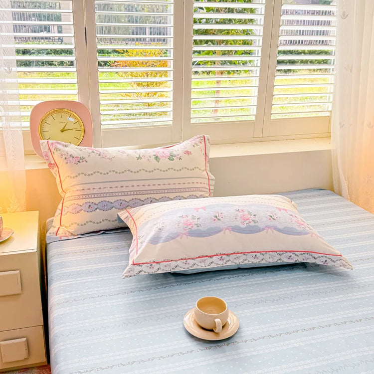 Pastel Rose Coquette Bedding Set