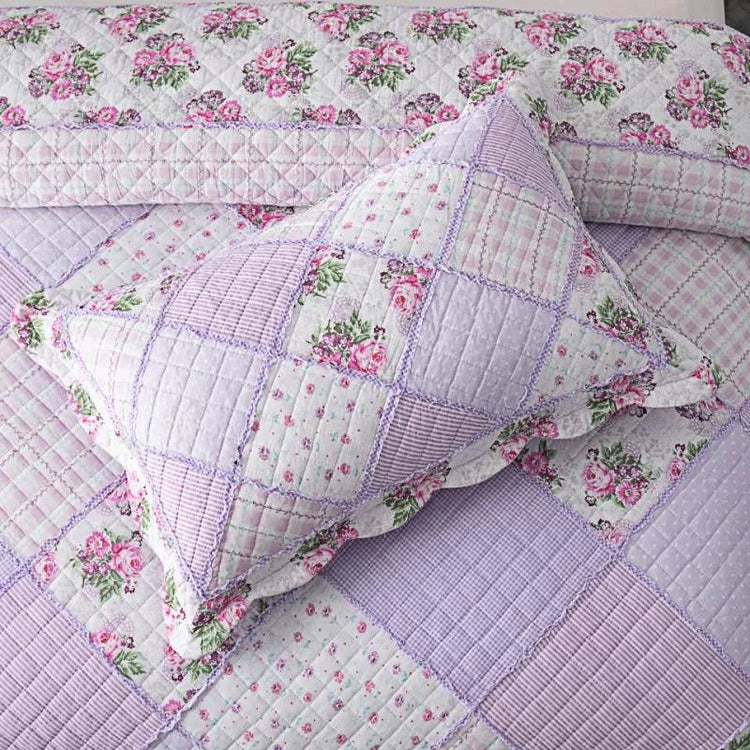 Floral Patchwork Pillowcase