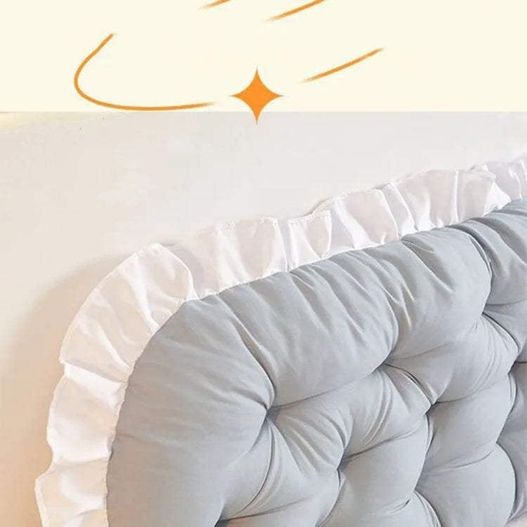 Ruffled Headboard Support Pillow