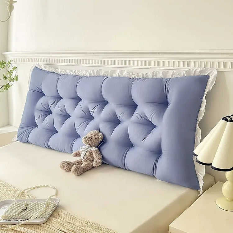 Ruffled Backrest Support Pillow