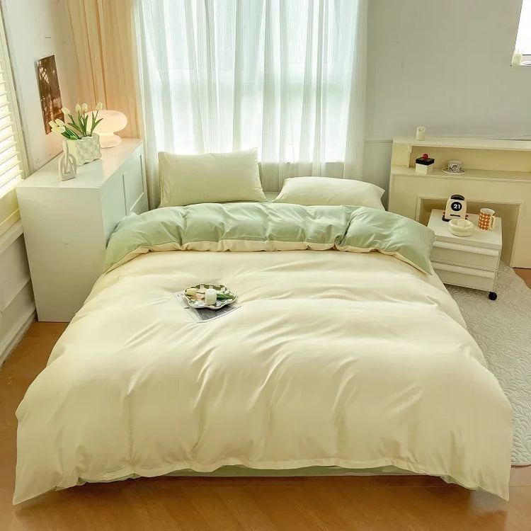 Minimalist Solid Color Bedding Set
