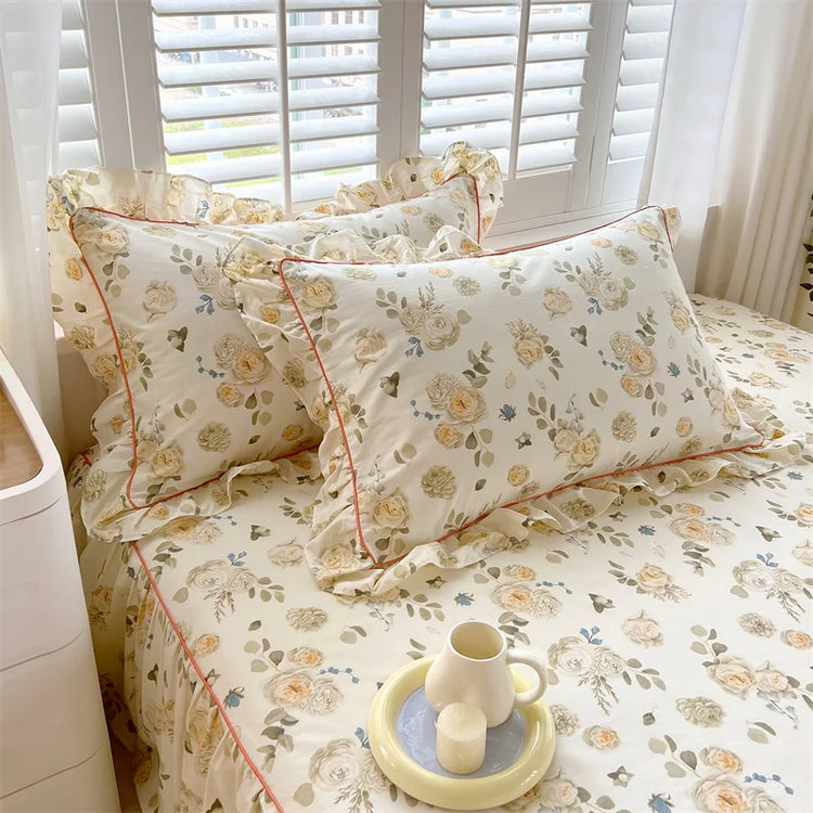 Vintage Floral Pillowcase Set