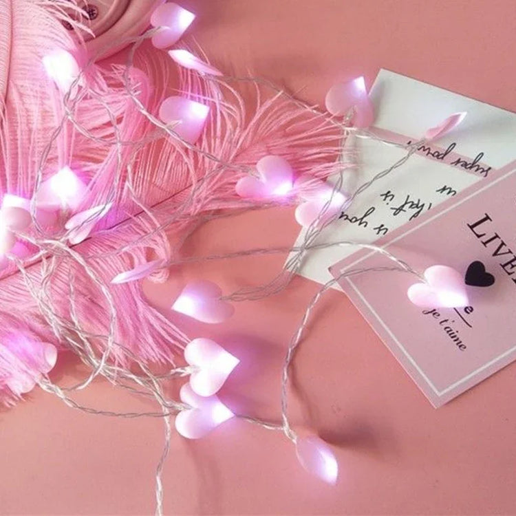 Ethereal Heart String Fairy Lights