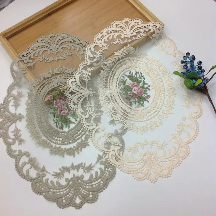 Oval Embroidered Placemat