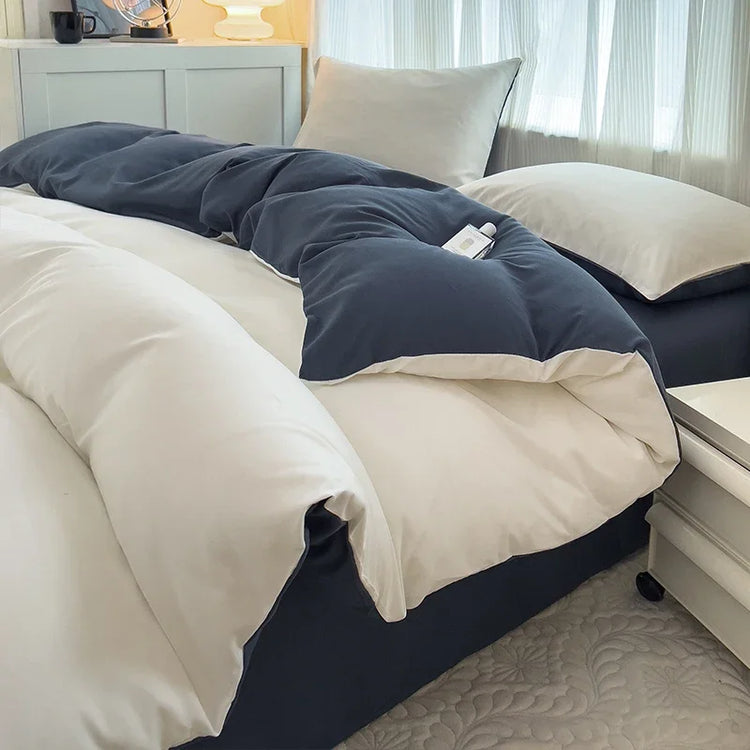 Minimalist Solid Color Bedding Set