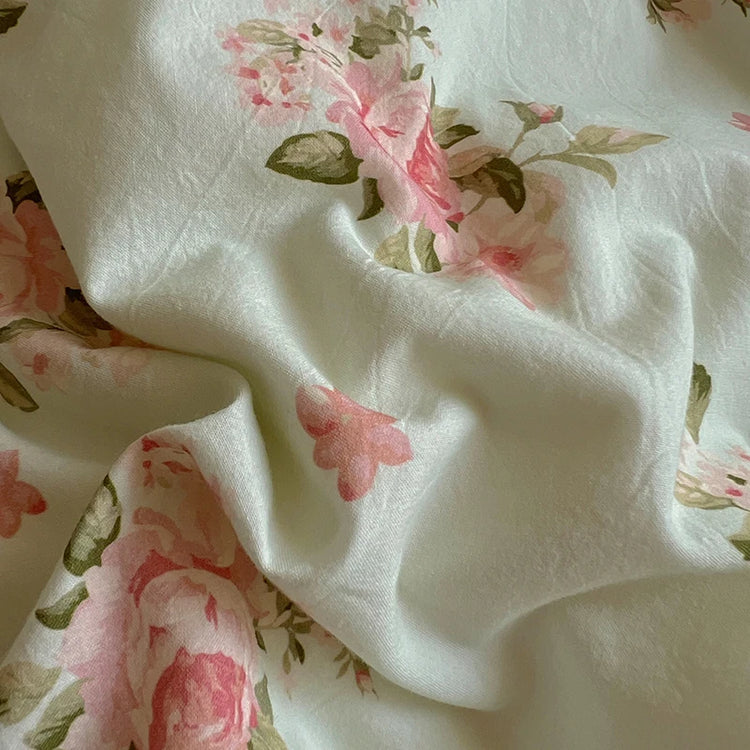 Soft Rose Garden Bedding Set
