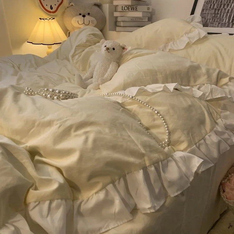 Ruffled Dream Coquette Bedding Set
