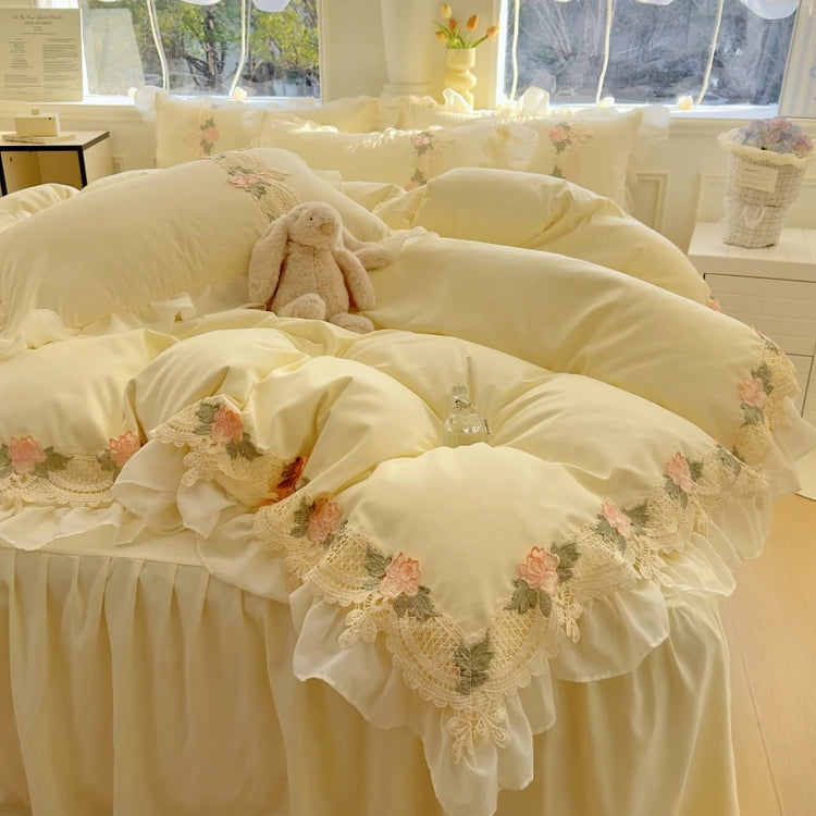Blush Garden Heirloom Bedding Set