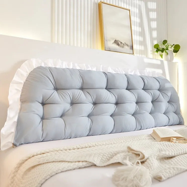 Ruffled Headboard Support Pillow