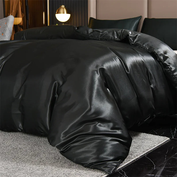Midnight Gloss Luxe Bedding Set