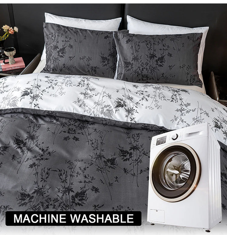 Midnight Botanical Bedding Set