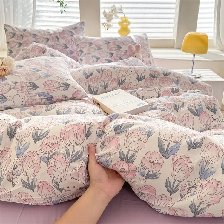 Pastel Bloom Dream Bedding Set