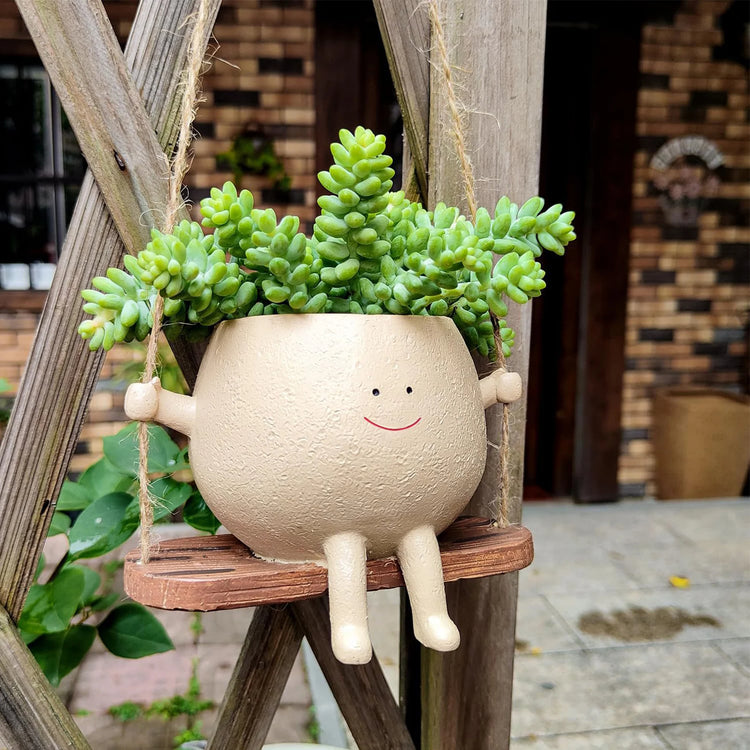 Smiley Hanging Pot