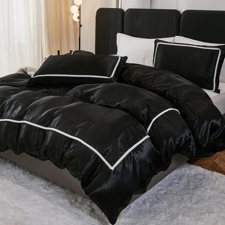 Blush Noir Luxe Bedding Set