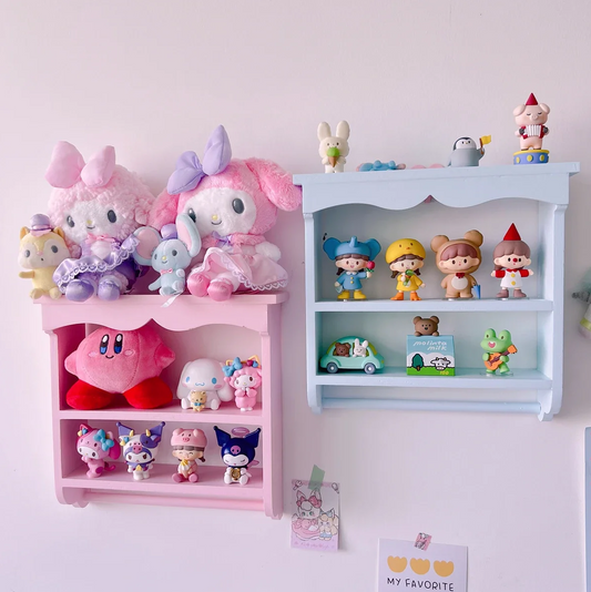 Pastel Wall Mounted Shelves