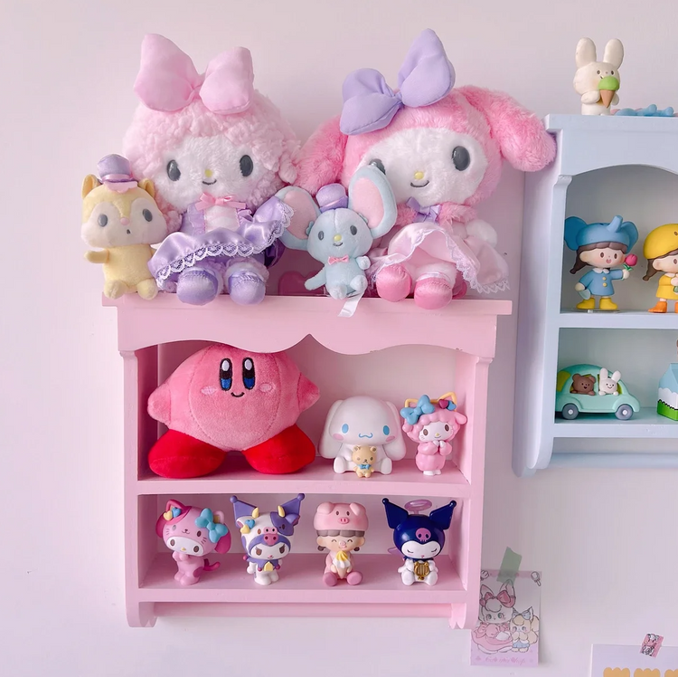 Pastel Wall Mounted Shelves