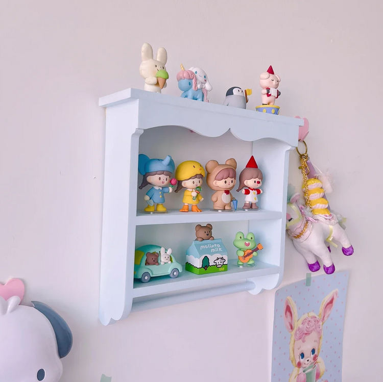 Pastel Wall Mounted Shelves