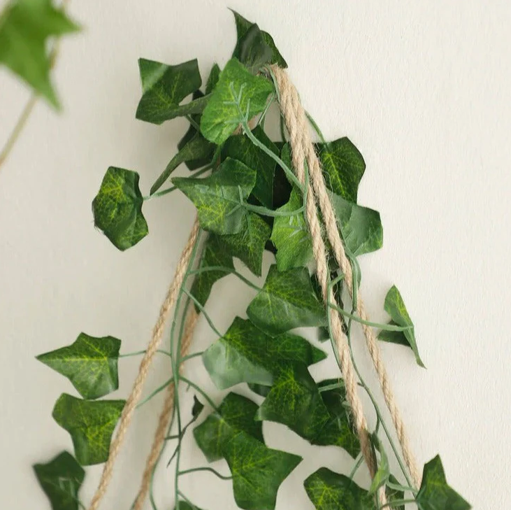 Hanging Shelves with Artificial Ivy LED Light