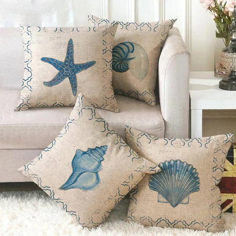 Marine Pattern Pillow Case