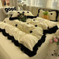 Midnight Bow Coquette Bedding Set