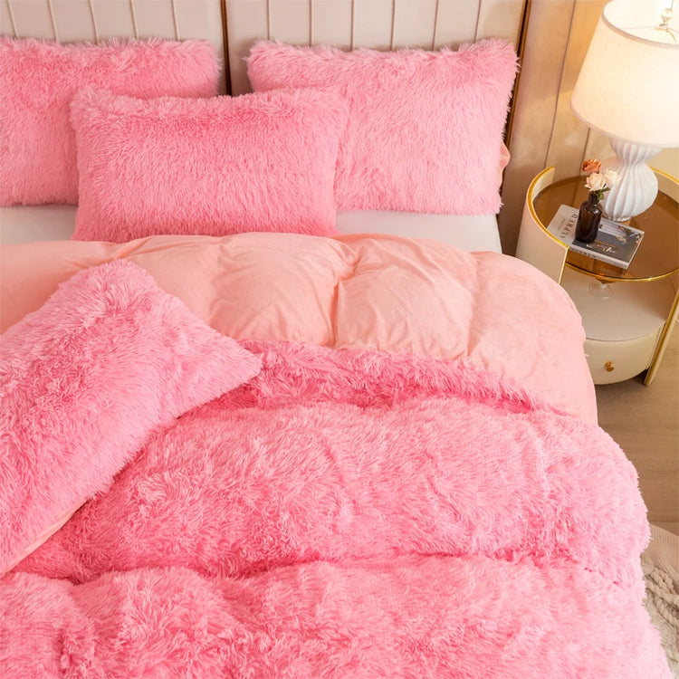 Cloudcore Coquette Teddy Quilt Cover Set