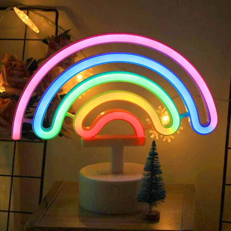 Rainbow Neon Sign