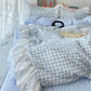 Sweet Princess Gingham Ruffle Bedding Set