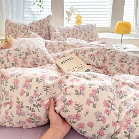 Blush Rose Garden Bedding Set