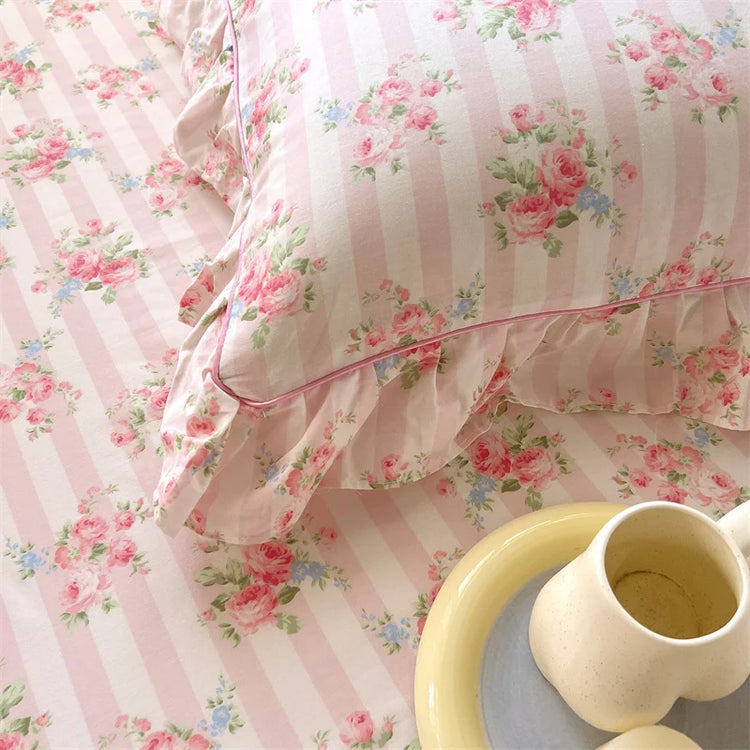 Vintage Floral Pillowcase Set