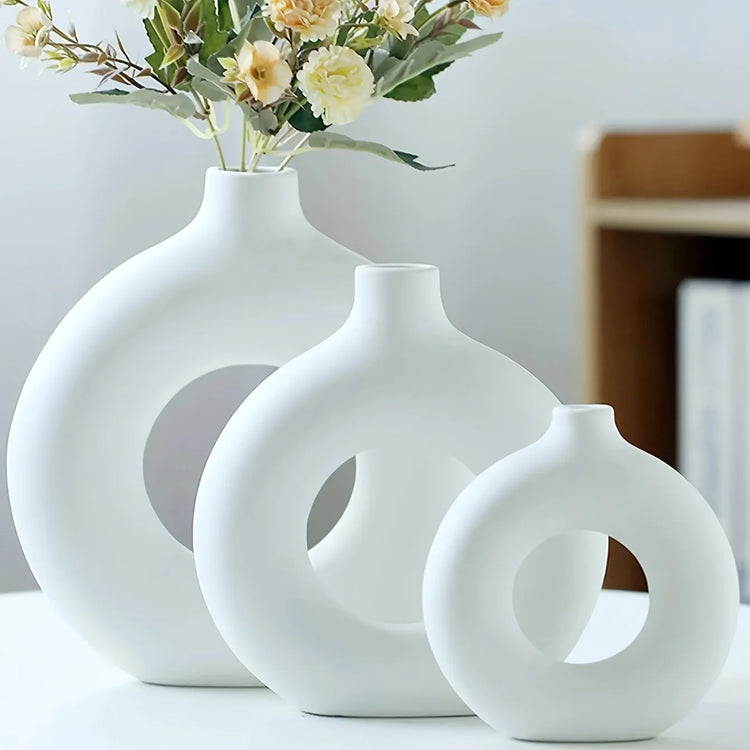 Donut Ceramic Vase