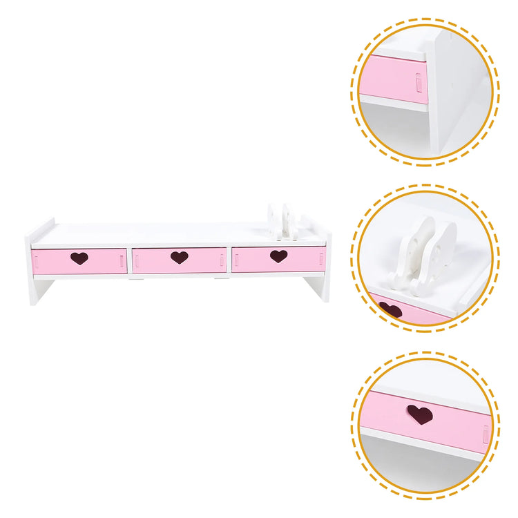 Soft Girl Pink Storage Shelf