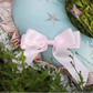 Dreamy Crescent Moon Ruffle Pillow