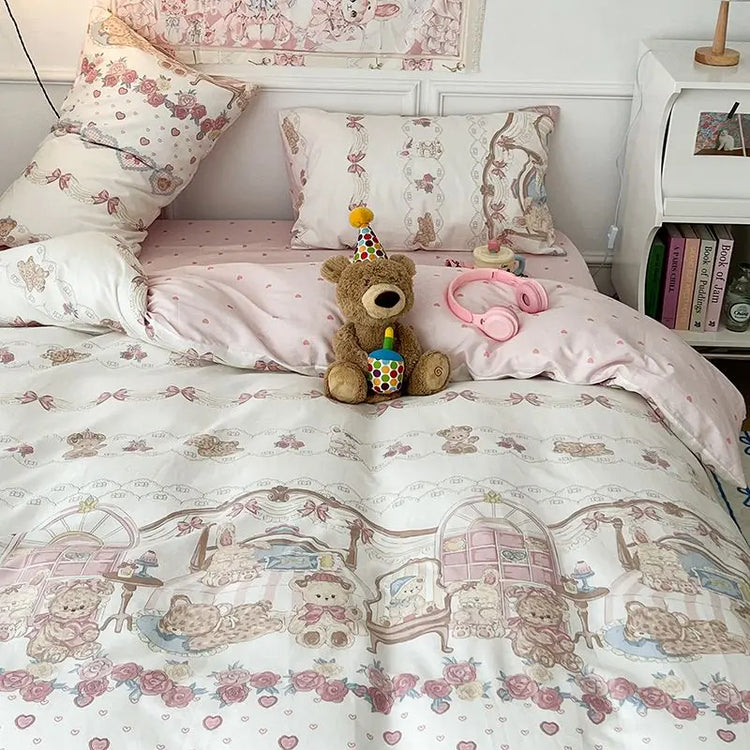 Sweet Storybook Patchwork Bedding Set