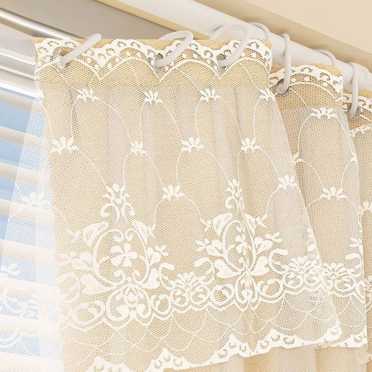 Coquette Double-Layer Lace Curtains