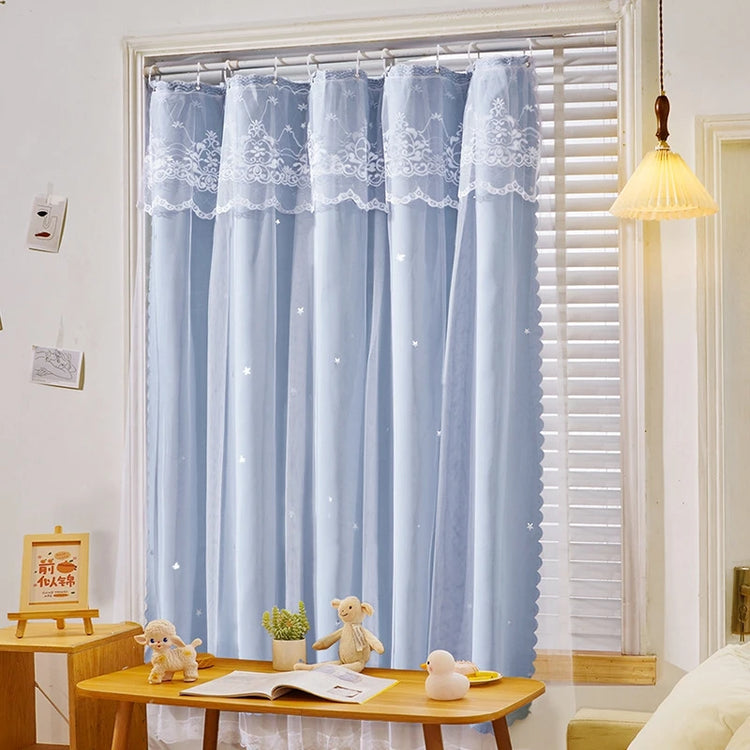 Coquette Double-Layer Lace Curtains