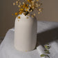 Simple Vanilla Flower Vase