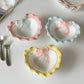 Coquette Ceramic Heart Plates