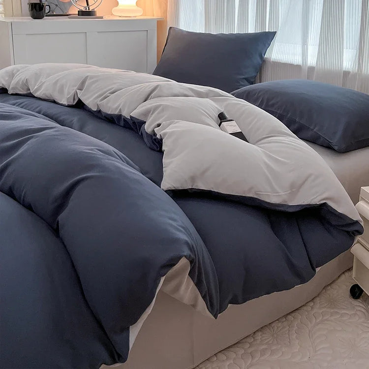 Minimalist Solid Color Bedding Set