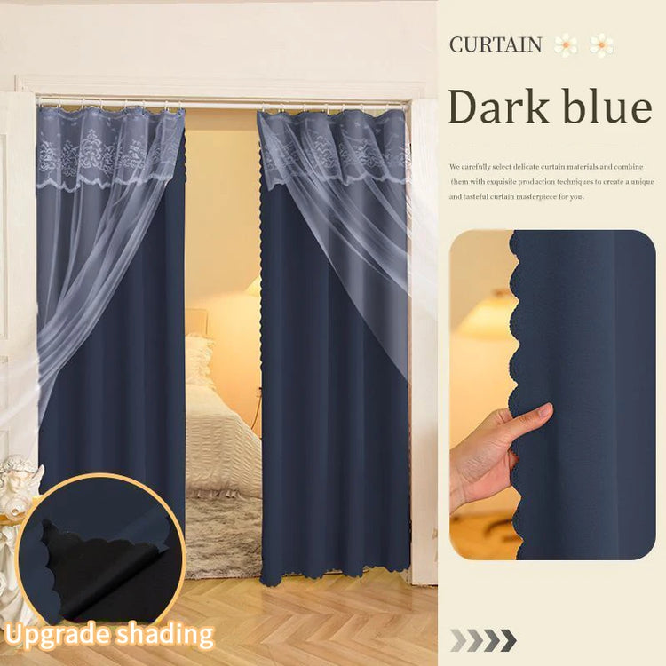 Coquette Double-Layer Lace Curtains