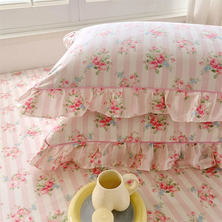 Vintage Floral Pillowcase Set