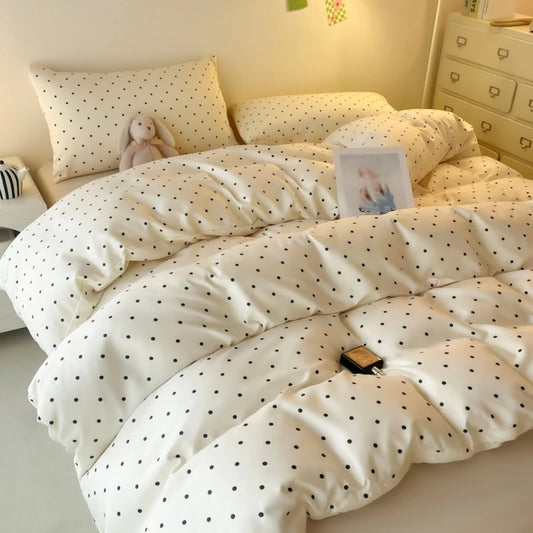 Minimal Polka Dot Dream Bedding Set