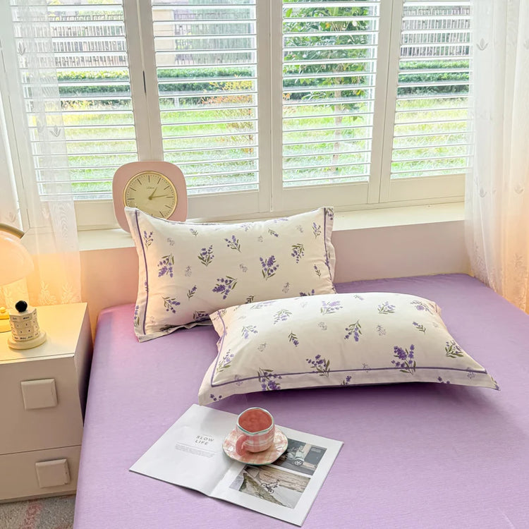 Lavender Whisper Coquette Bedding Set